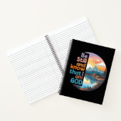 私が神の聖書の聖句であることを今でも知っている ノートブック (内部)