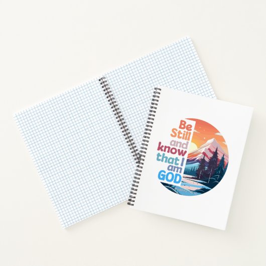 私が神の聖書の聖句であることを今でも知っている ノートブック (内部)