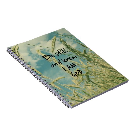 私が神の聖書の聖句であることを今でも知っている ノートブック (右側)