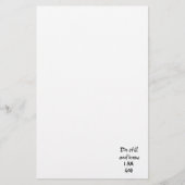 私が神の聖書の聖句であることを今でも知っている 便箋 (正面)