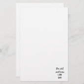 私が神の聖書の聖句であることを今でも知っている 便箋 (正面/裏面)