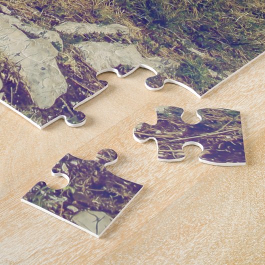 私が神の聖書の聖句ベンチであることを今でも知っている ジグソーパズル (側面)