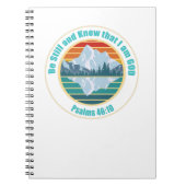 私が神の聖書の聖句T-Shirであることを今でも知っている ノートブック (正面)