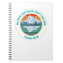 私が神の聖書の聖句T-Shirであることを今でも知っている ノートブック