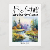 私が神の自然風景であることを知っている ポストカード (正面)