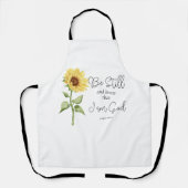 私が神ひまわり者であることを知りなさい エプロン (正面)