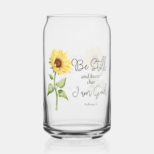 私が神ひまわり者であることを知りなさい ガラス缶 (正面)