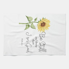 私が神ひまわり者であることを知りなさい キッチンタオル