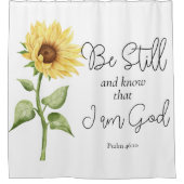 私が神ひまわり者であることを知りなさい シャワーカーテン (正面)