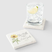 私が神ひまわり者であることを知りなさい ストーンコースター (横)