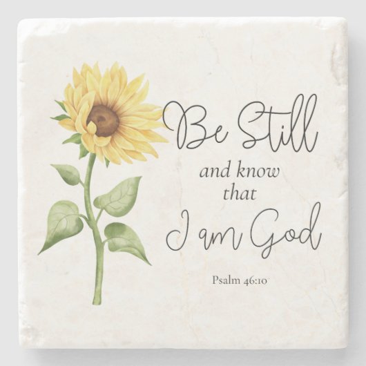 私が神ひまわり者であることを知りなさい ストーンコースター (正面)