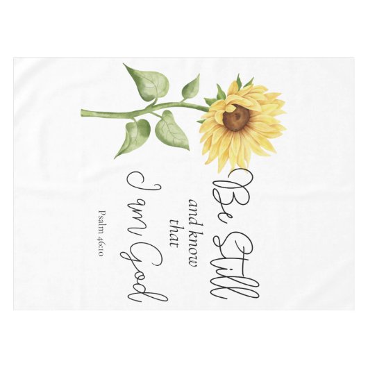 私が神ひまわり者であることを知りなさい テーブルクロス (正面(横))