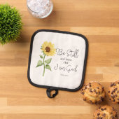 私が神ひまわり者であることを知りなさい 鍋敷き (トップダウン)