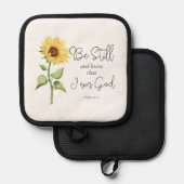 私が神ひまわり者であることを知りなさい 鍋敷き (正面/裏面)