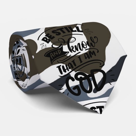 私が神カモフラージュの男性のネクタイであることを信頼する ネクタイ (ロール)