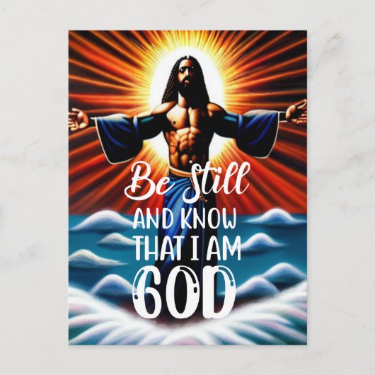 私が神ポストカードであることを知っている ポストカード (正面)