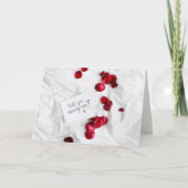 私が私のカードと結婚し頼て**ロマンチックな*** カード (正面)