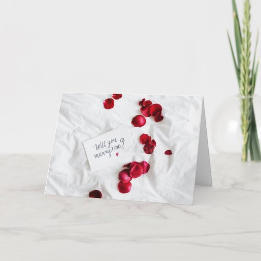 私が私のカードと結婚し頼て**ロマンチックな*** カード (正面)