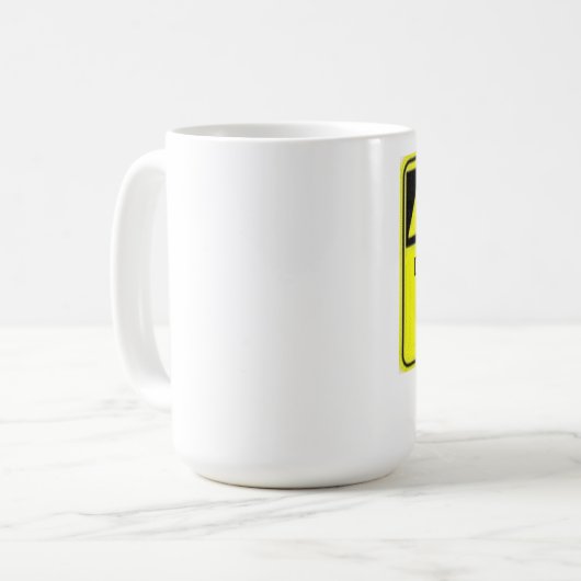 私が私のコーヒーを食べたまで私に話さないで下さい コーヒーマグカップ (正面左)