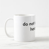 私が私のコーヒーを食べるまで私に話さないで下さい コーヒーマグカップ (左)