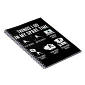 私が私のスペア時間で行う事Spielen Sie Hockey ノートブック (右側)