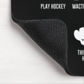 私が私のスペア時間で行う事Spielen Sie Hockey マウスパッド (コーナー)