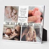 私が私のパパに会った日4 Photo collage Father's day フォトプラーク (側面)