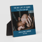 私が私のパパ写真の記念碑に会った日 フォトプラーク (正面)