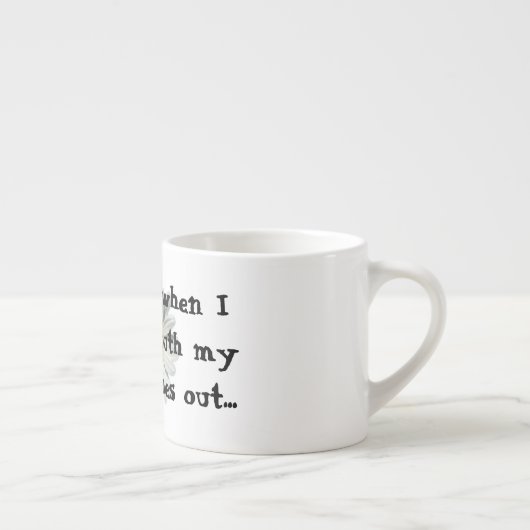 私が私の口を開けるとき時々襲って下さい。 エスプレッソカップ (右)