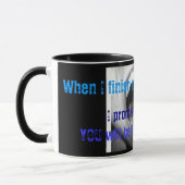 私が私の論文を終える時 マグカップ (左)