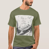 私が私の運命を現す間に失礼します Tシャツ (正面)
