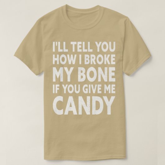 私が私の骨を壊した方法をもし教え与える。 Tシャツ (デザイン正面)