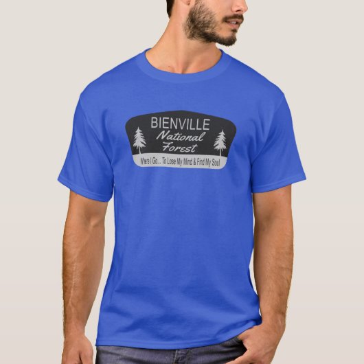 私が私のmiを失うために行くBIENVILLE国有林 Tシャツ (正面)