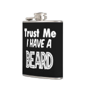 私が私ひげのおもしろいなフラスコを持っていることを信頼して下さい フラスク (左)