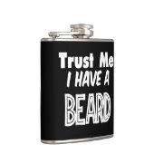 私が私ひげのおもしろいなフラスコを持っていることを信頼して下さい フラスク (右)