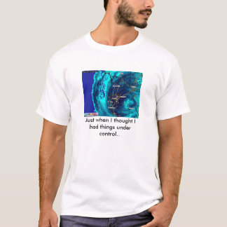 私が私を考えたちょうどその時BayAreaDopplerに、事が…ありました Tシャツ
