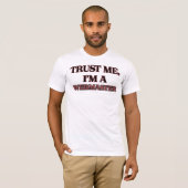 私が私ウェブマスターであることを信頼して下さい Tシャツ (正面フル)