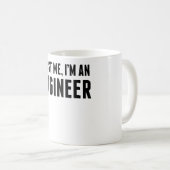 私が私エンジニアであることを信頼して下さい コーヒーマグカップ (正面右)