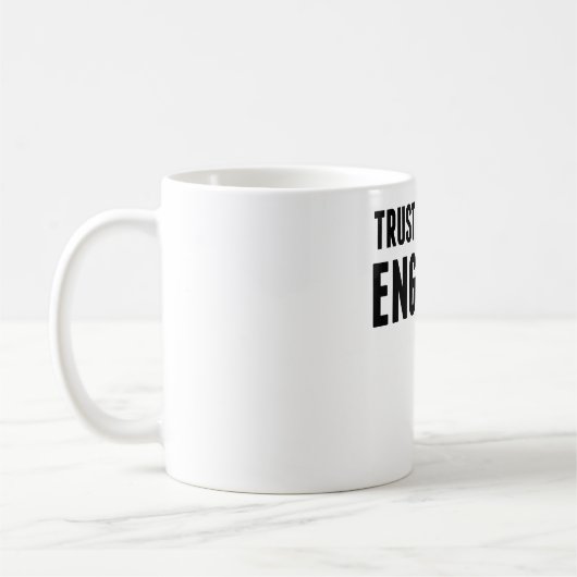 私が私エンジニアであることを信頼して下さい コーヒーマグカップ (左)