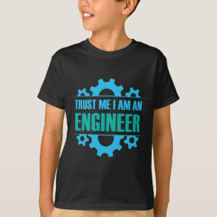 私が私エンジニアであることを信頼して下さい Tシャツ
