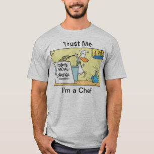 私が私シェフの漫画のユーモアのワイシャツであることを信頼して下さい Tシャツ
