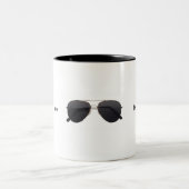 私が私パイロットであることを信頼して下さい ツートーンマグカップ (中央)