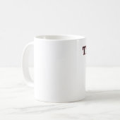 私が私ラビであることを信頼して下さい コーヒーマグカップ (正面左)