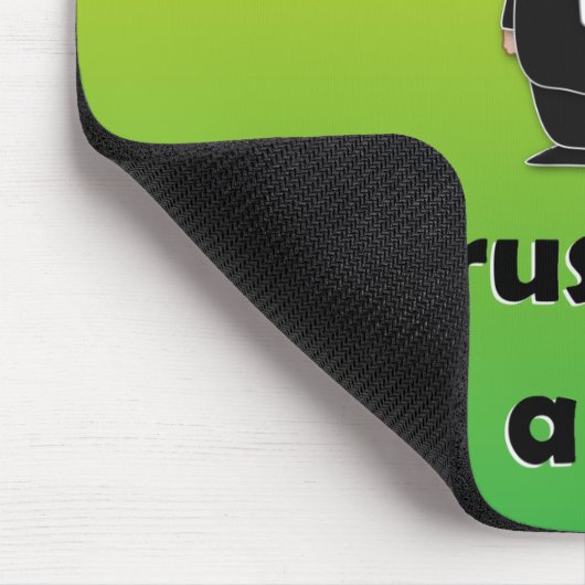 私が私ラビ-おもしろいなユダヤ人のユーモアであることを信頼して下さい マウスパッド (コーナー)