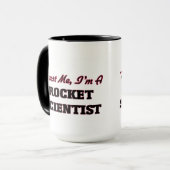 私が私ロケットの科学者であることを信頼して下さい マグカップ (正面左)