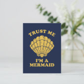 私が私人魚であることを信頼して下さい ポストカード (スタンド正面)