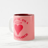 私が私仲人であることを信頼して下さい ツートーンマグカップ (正面左)