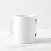 私が私劇場の舞台装置家であることを信頼して下さい コーヒーマグカップ (正面左)