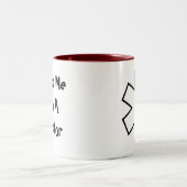 私が私博士であることをMug信頼して下さい ツートーンマグカップ (中央)
