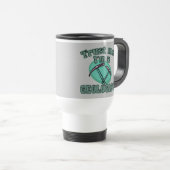 私が私地質学者のTシャツであることを信頼して下さい トラベルマグ (正面右)